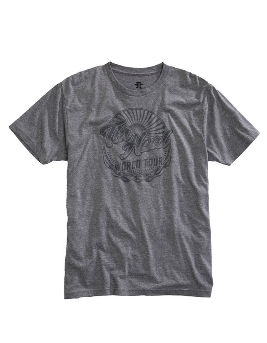 Tin Haul Unisex World Tour Grey Cotton Blend S/S T-Shirt