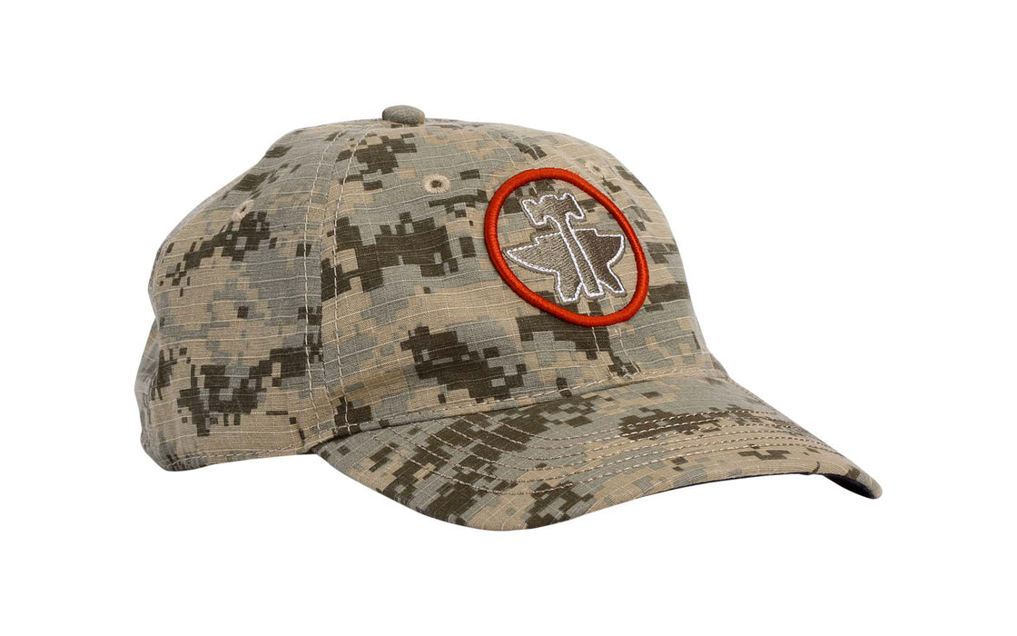 Tin Haul Unisex Digital Ripstop Camo 100% Cotton Baseball Cap Hat