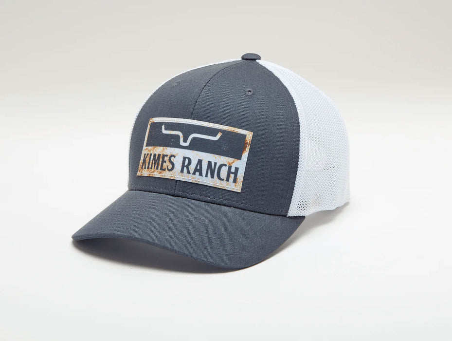 Kimes Ranch Unisex 110 Fire Ex Charcoal Cotton Twill Trucker Cap
