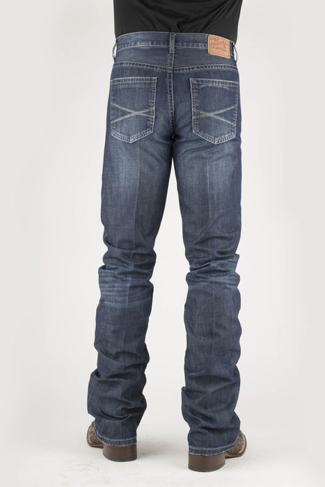 Stetson Mens 1014 Rocks Fit Small X Blue 100% Cotton Jeans