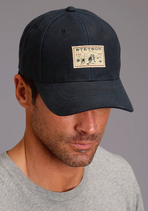 Stetson Unisex The Legend Continues Navy 100% Cotton Baseball Cap Hat