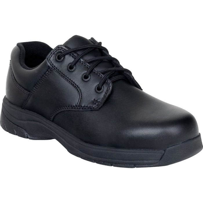 Rocky Mens Black Leather 911 Casual SlipStop Plain Toe Oxford Shoes 9 W