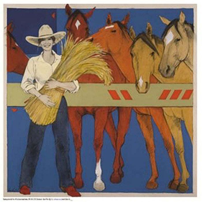 Rockmount Multi-Color 100% Silk Standing by the Girls Scarf OS