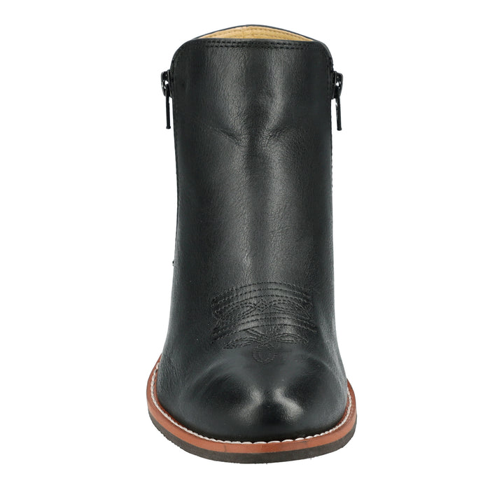 Smoky Mountain Boots Womens Emily Black Leather Ankle Boots