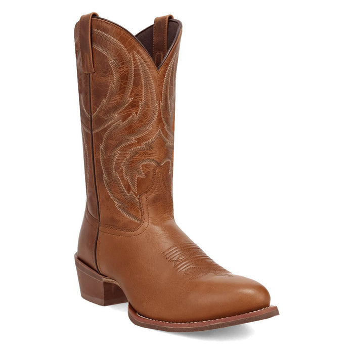 Laredo Mens Novak Tan Leather Cowboy Boots