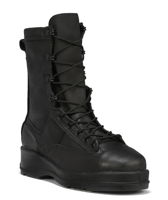 Belleville Waterproof Steel Toe Flight Deck Boots 800ST Black Leather