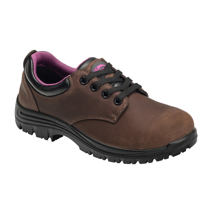 Avenger Womens Brown Leather Comp Toe WP EH SR Work Shoes
