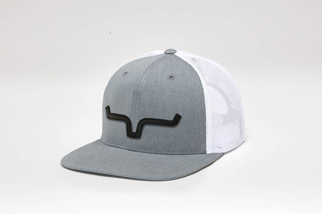 Kimes Ranch Unisex ATG Grey Heather Cotton Twill Trucker Cap