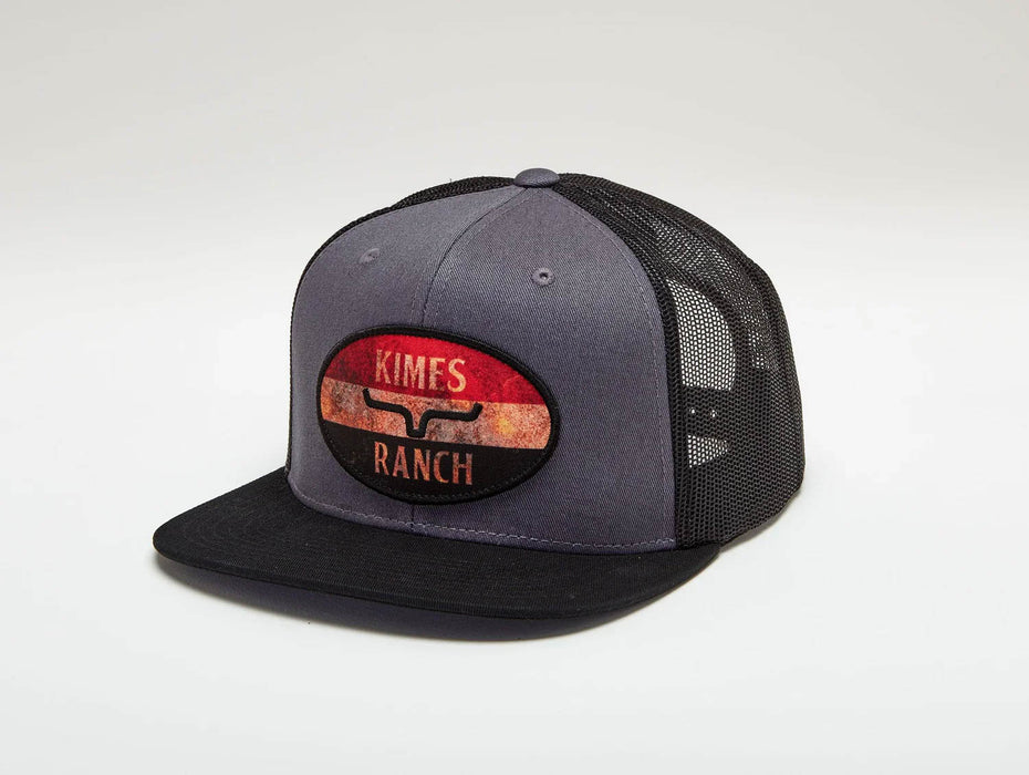 Kimes Ranch Unisex American Standard Charcoal Cotton Twill Trucker Cap