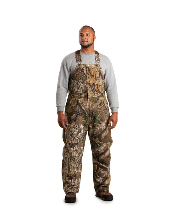 Berne Mens Heritage Insulated Duck Realtree Apx 100% Cotton Bib Overall