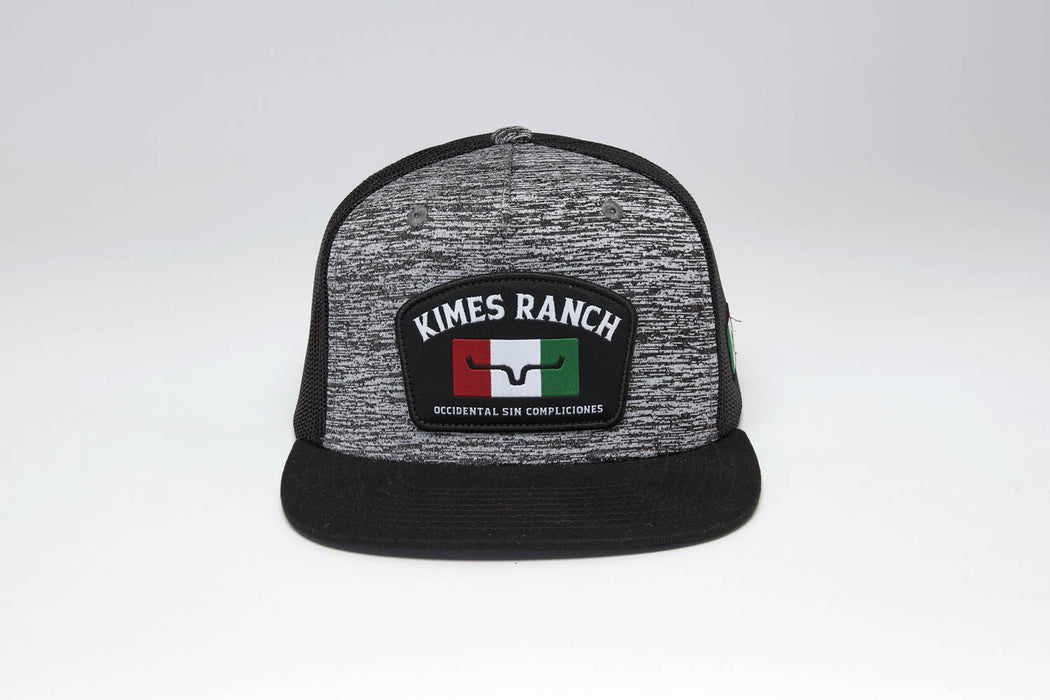 Kimes Ranch Unisex Bandera Heather Grey Cotton Twill Trucker Cap
