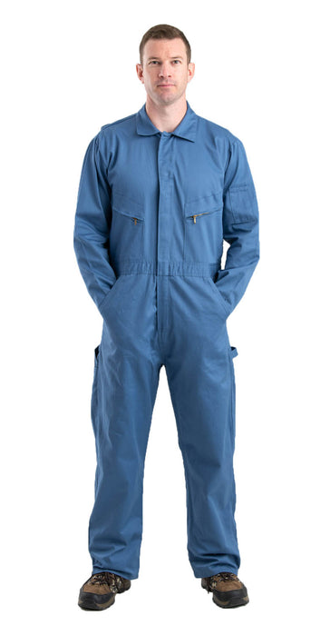 Berne Mens Postman Blue 100% Cotton Deluxe Unlined Coverall
