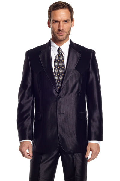 Cripple Creek Mens Swedish Knit Boise Black 100% Polyester Sport Coat