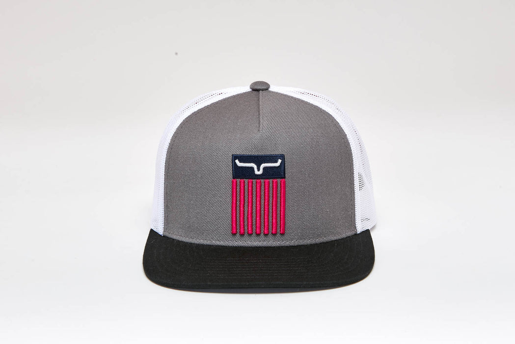 Kimes Ranch Unisex Cody Charcoal Cotton Twill Trucker Cap