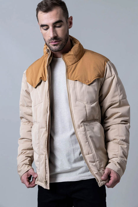 Kimes Ranch Mens Colt Tan 100% Polyester Insulated Jacket