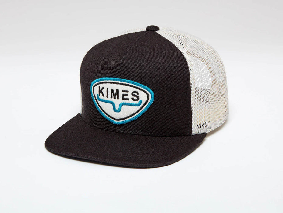 Kimes Ranch Unisex Conway Black Wool Blend Trucker Cap