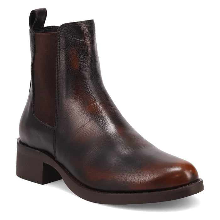 Dingo Mens Camino Brown Leather 8in Chelsea Boots
