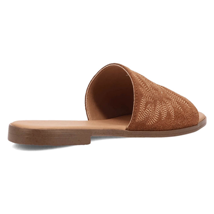 Dingo Womens Lasso Brown Suede Slide Sandals Shoes