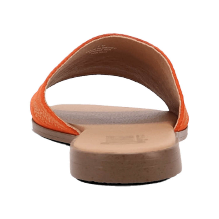 Dingo Womens Lasso Orange Suede Slide Sandals Shoes