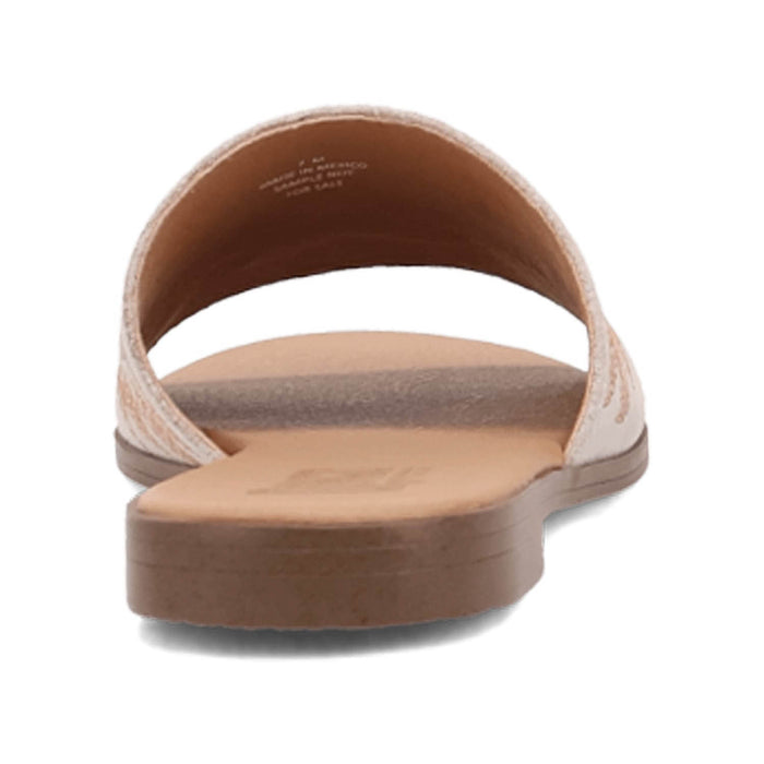 Dingo Womens Lasso White Suede Slide Sandals Shoes