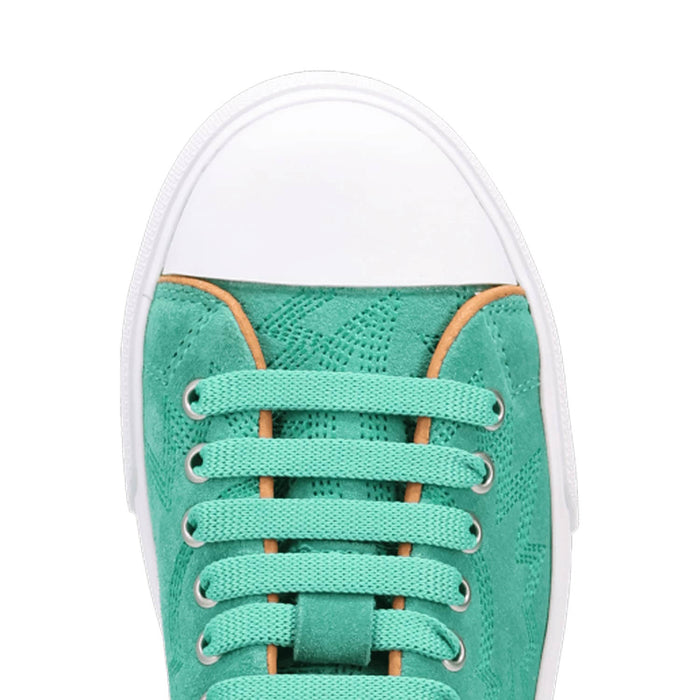 Dingo Womens Campus Green Suede Western Sneakers Shoes