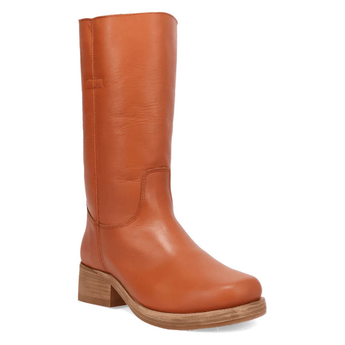 Dingo Mens Dutton Russet Leather 12in Motorcycle Boots