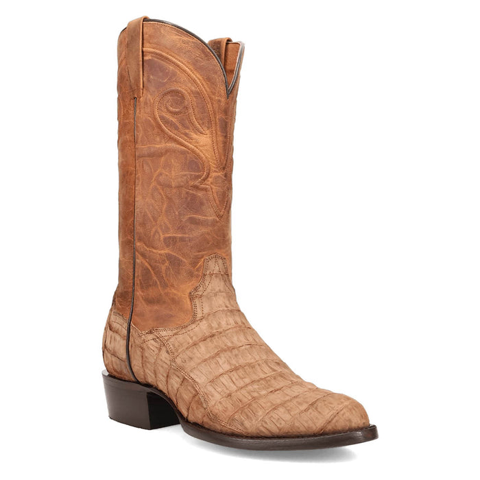 Dan Post Mens Makara Brown Caiman Cowboy Boots