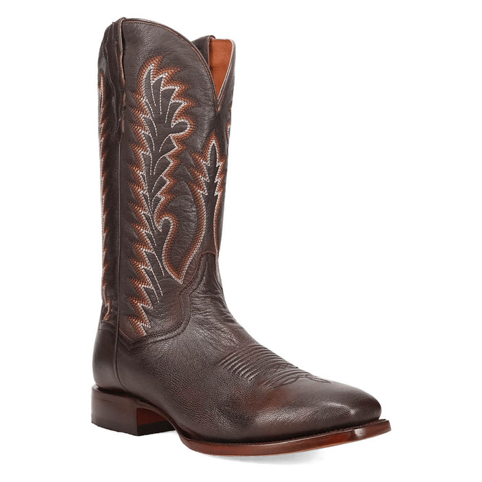 Dan Post Mens Jerry Brown Leather Cowboy Boots