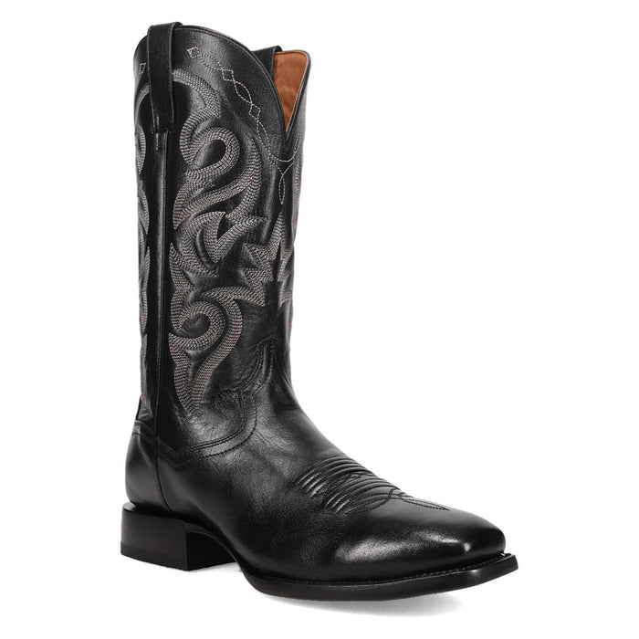 Dan Post Mens Remington Black Leather 13in Cowboy Boots