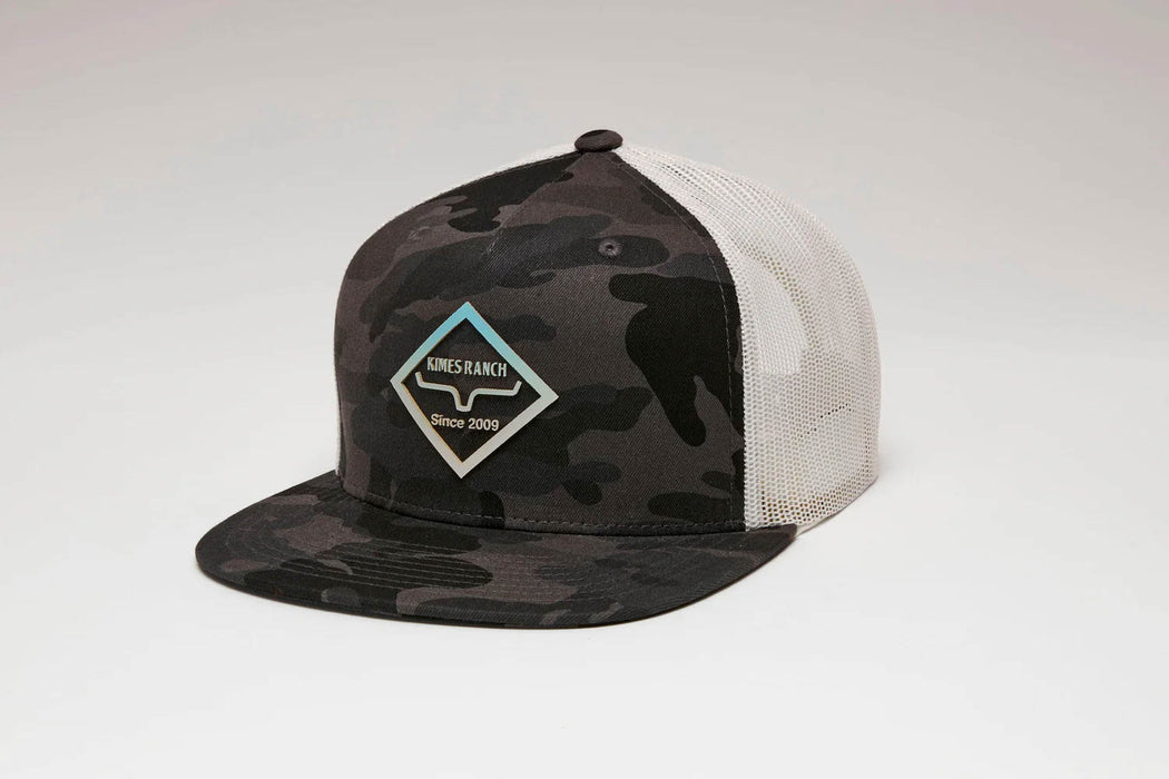 Kimes Ranch Unisex Diamond Dogs Night Camo Cotton Twill Trucker Cap