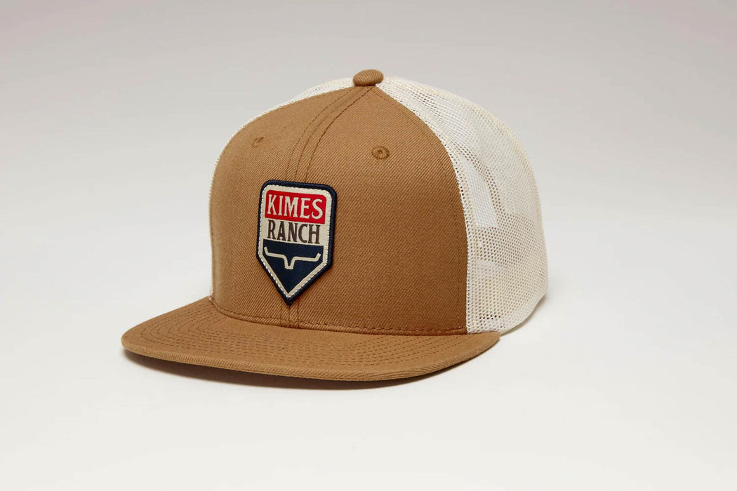 Kimes Ranch Unisex Drop in Americana WW Brown Wool Trucker Cap