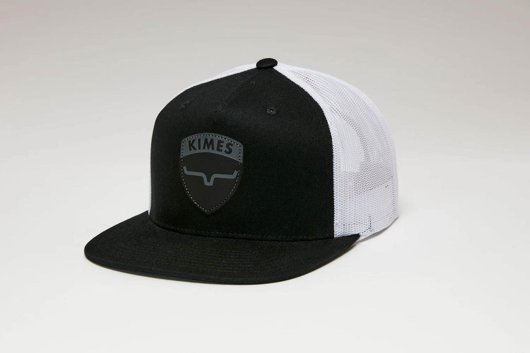 Kimes Ranch Unisex Falcon Black Cotton Twill Trucker Cap