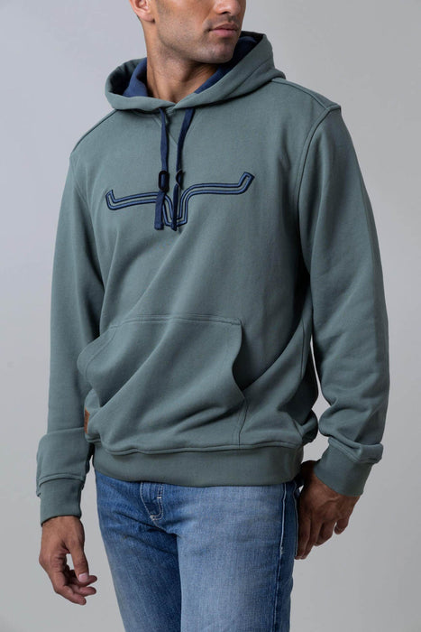 Kimes Ranch Mens Fast Talker Pine 100% Cotton Hoodie