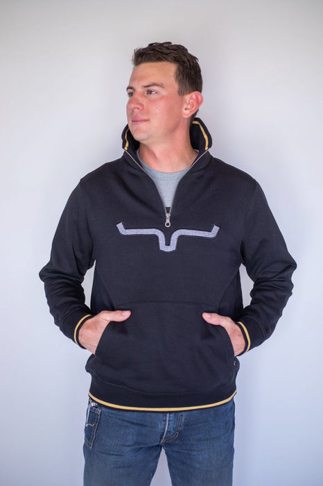 Kimes Ranch Mens Filmore Black Cotton blend Hoodie