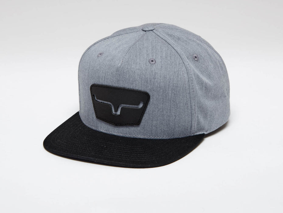 Kimes Ranch Unisex Ghost Face Charcoal Heather Cotton Twill Trucker Cap