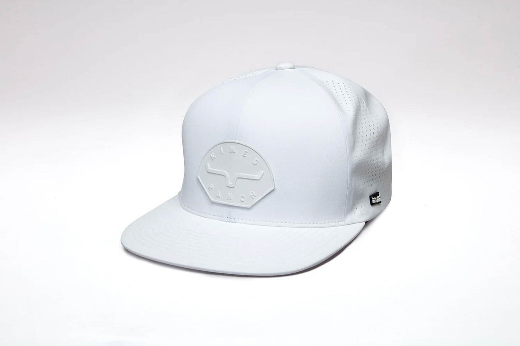 Kimes Ranch Unisex Gilette White Textile Trucker Cap