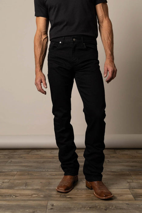 Kimes Ranch Mens James Black Black Cotton Blend Jeans