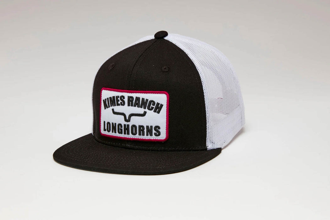 Kimes Ranch Unisex LJC Black Cotton Twill Trucker Cap
