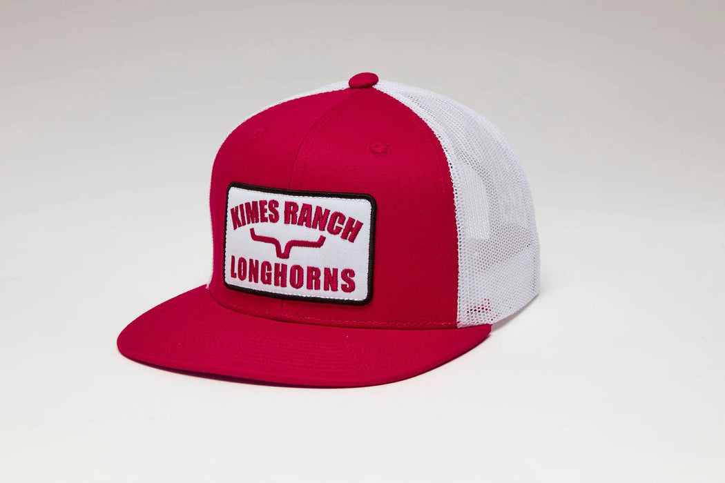 Kimes Ranch Unisex LJC Red Cotton Twill Trucker Cap