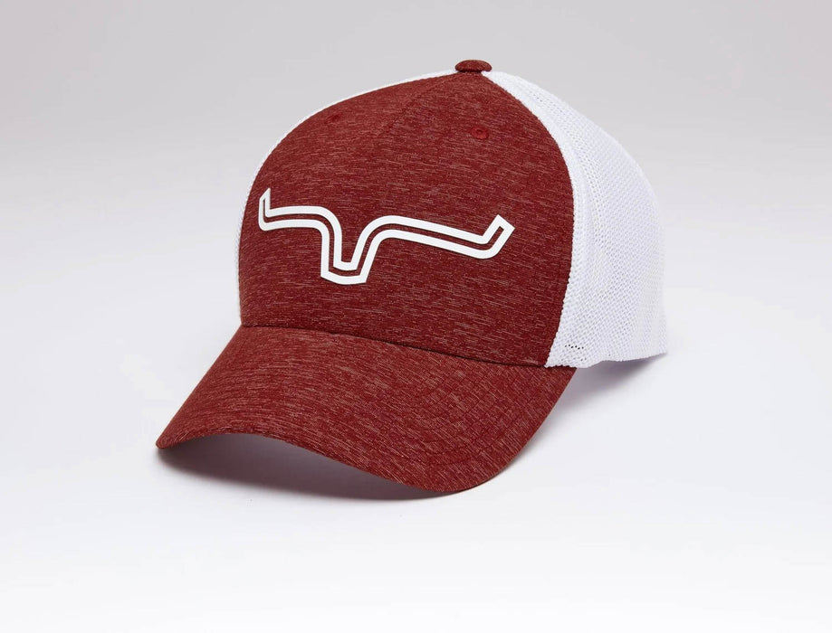 Kimes Ranch Unisex LV Coolmax 110 Dark Red Microfiber Baseball Cap Hat