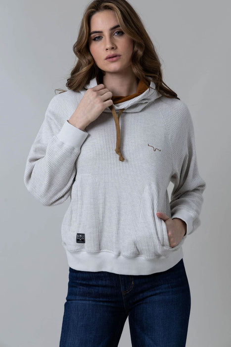 Kimes Ranch Womens Laguna Oatmeal Rayon/Nylon Hoodie