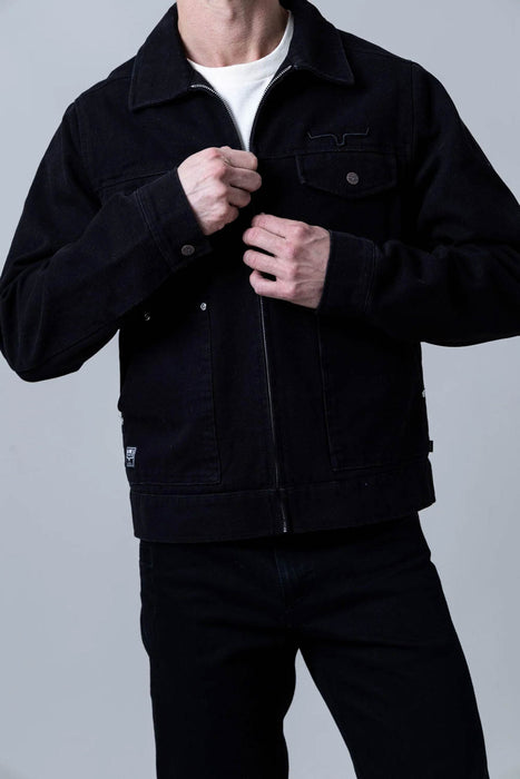 Kimes Ranch Mens Logan Black 100% Cotton Jacket