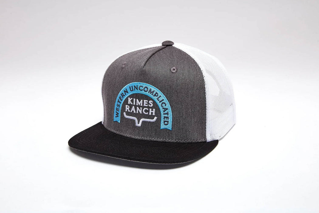 Kimes Ranch Unisex Newbury Charcoal Heather Cotton Twill Trucker Cap