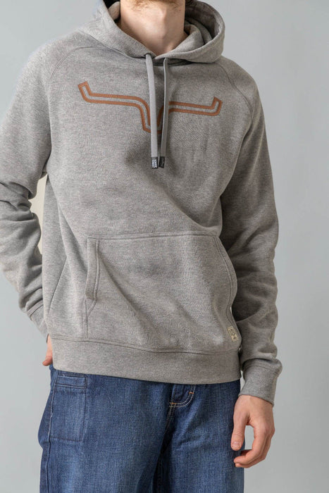 Kimes Ranch Mens Outlier Grey Heather Cotton Blend Hoodie