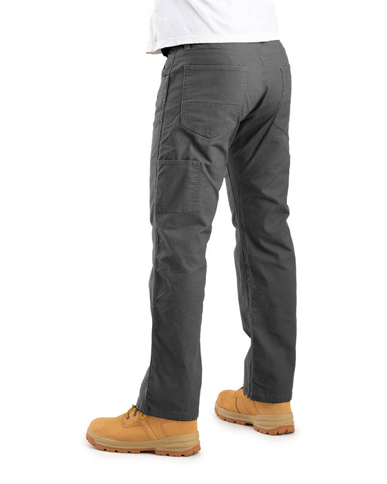 Berne Mens Slate Cotton Blend Flex180 Duck Pant