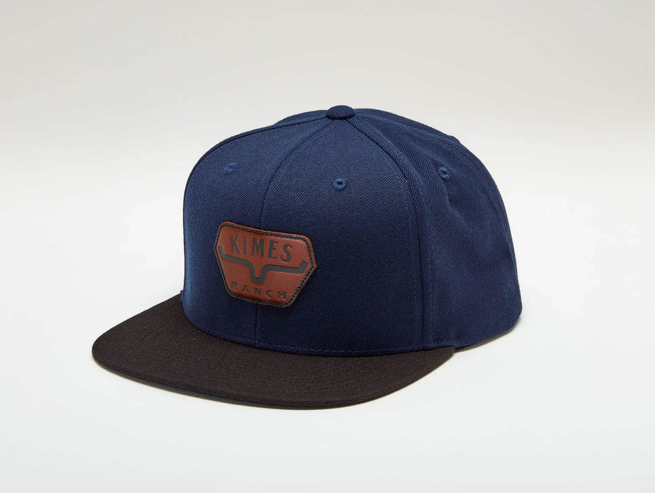 Kimes Ranch Unisex Premium Distance Navy Wool Trucker Cap