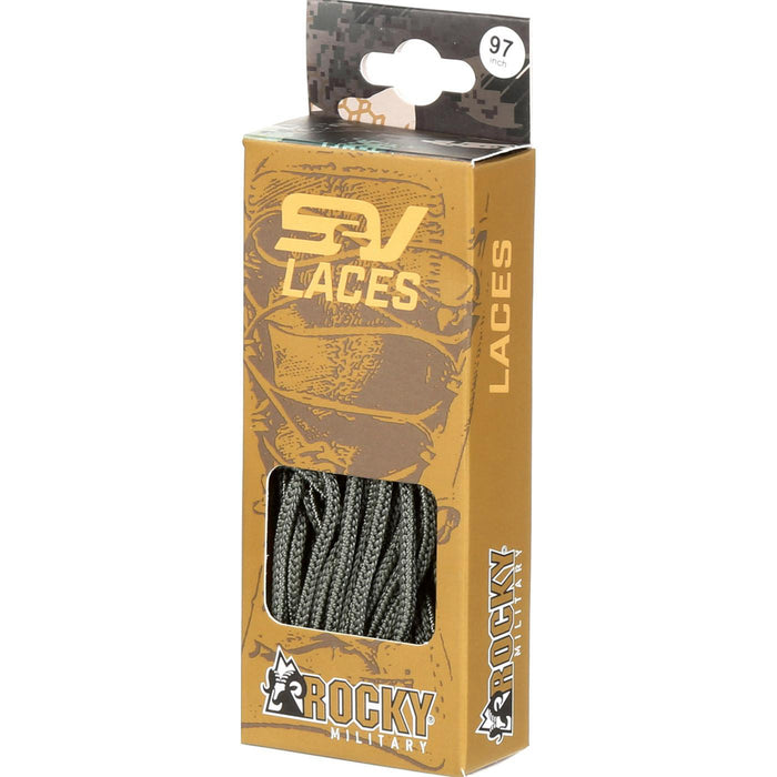 Rocky Unisex S2V 97in Sage Green Synthetic Laces