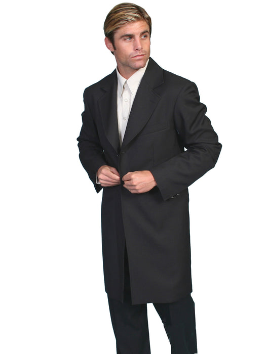 Scully RangeWear Mens Black Western Old West Frock Coat 56