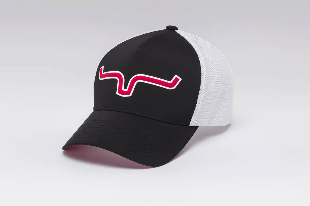 Kimes Ranch Unisex Reformer 110 Black Polyester Trucker Cap