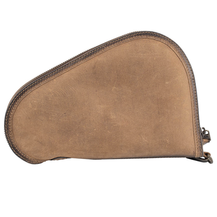 STS Ranchwear Womens Cowhide Small Distressed Brown Leather Pistol Case